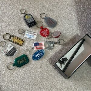 Fun random vintage key chains